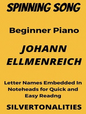 cover image of Spinning Song Beginner Piano Sheet Music